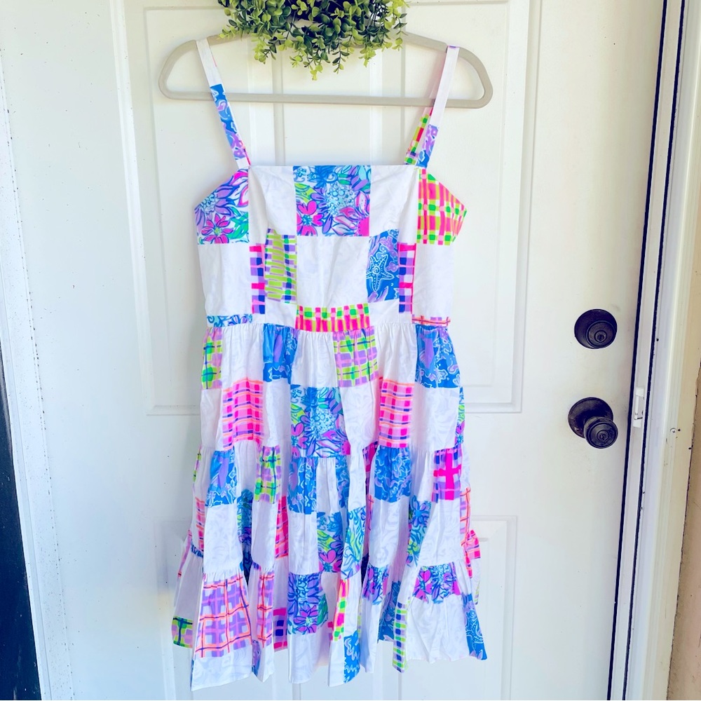 Lilly Pulitzer Patchwork dress, size 8